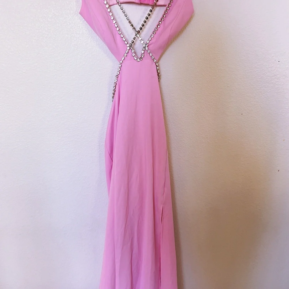 Majorelle Matteson Maxi Backless Dress in Bubblegum Pink - Picture 8 of 8